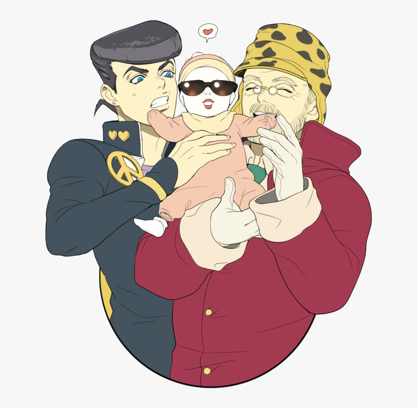 Achtung Baby, Higashikata Jousuke, Joseph Joestar,, HD Png Download, Free Download