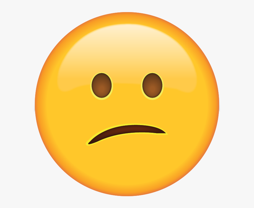 Confused Emoji Png, Transparent Png, Free Download