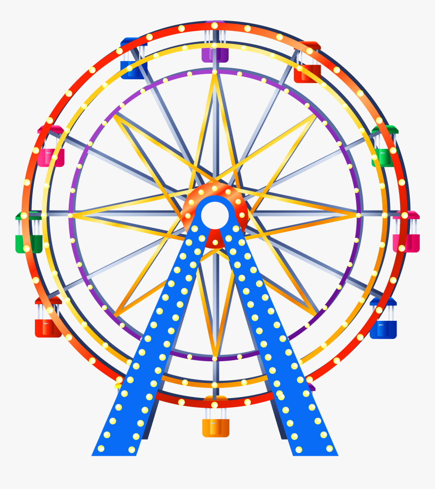 Ferris Wheel Png Clip Art, Transparent Png, Free Download