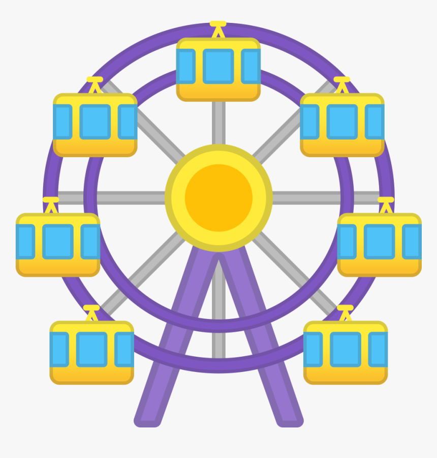 Ferris Wheel Icon, HD Png Download, Free Download