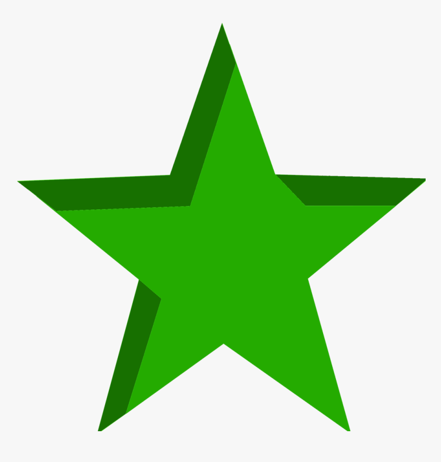 Green Star Unboxed-2000px, HD Png Download, Free Download