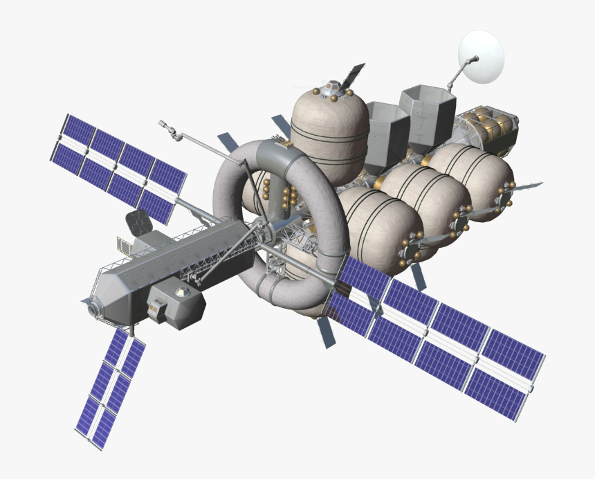 Realistic Space Station Concept, HD Png Download, Free Download