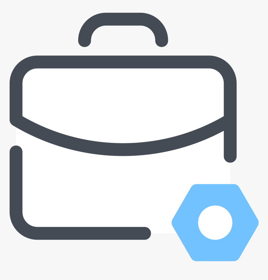 Briefcase Settings Icon, HD Png Download, Free Download