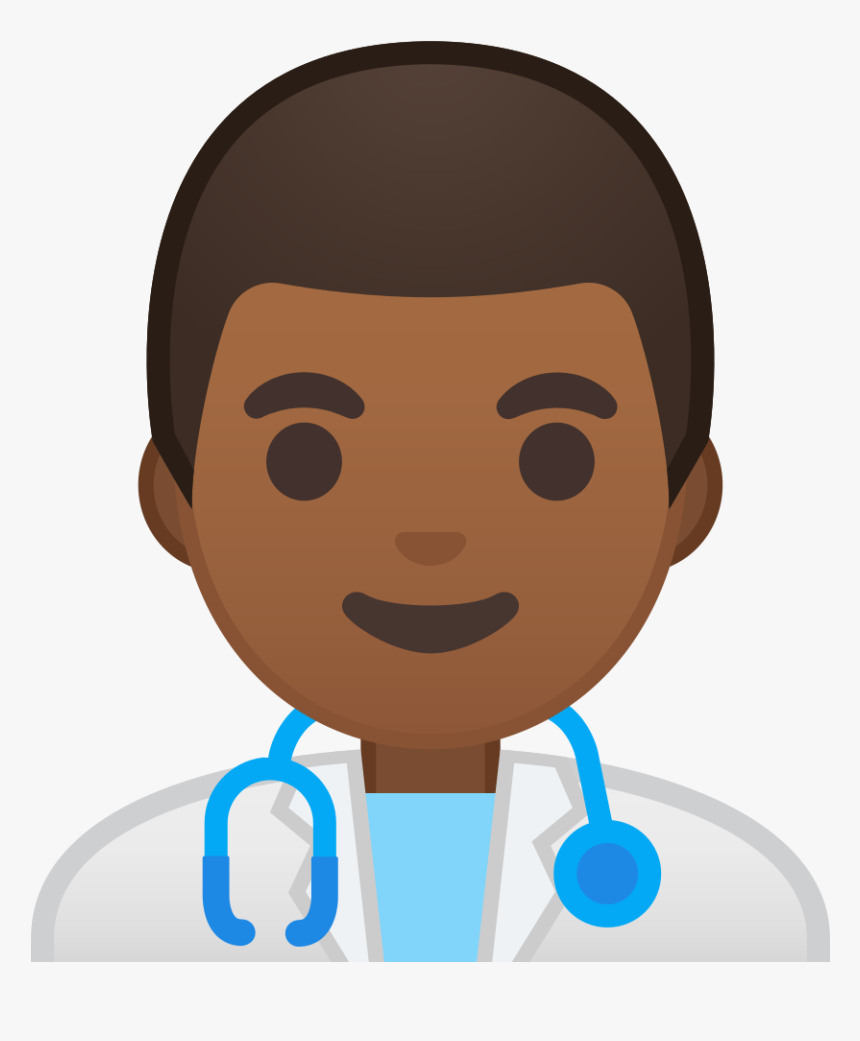 Man Health Worker Medium Dark Skin Tone Icon, HD Png Download, Free Download