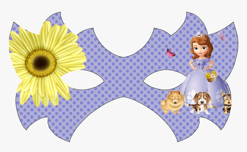 Sofia The First Free Printable Mask, HD Png Download, Free Download