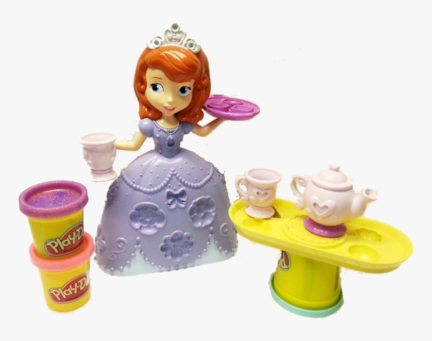 Disney Junior Sofia The First Tea Time Playset By Play-doh, HD Png Download, Free Download