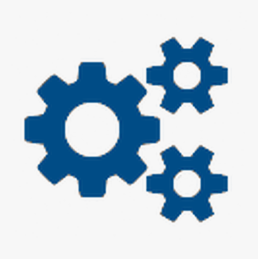 Dark Blue Gear Icon, HD Png Download, Free Download