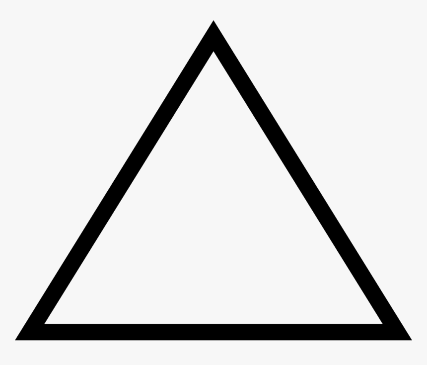 Triangle Outline Variant, HD Png Download, Free Download