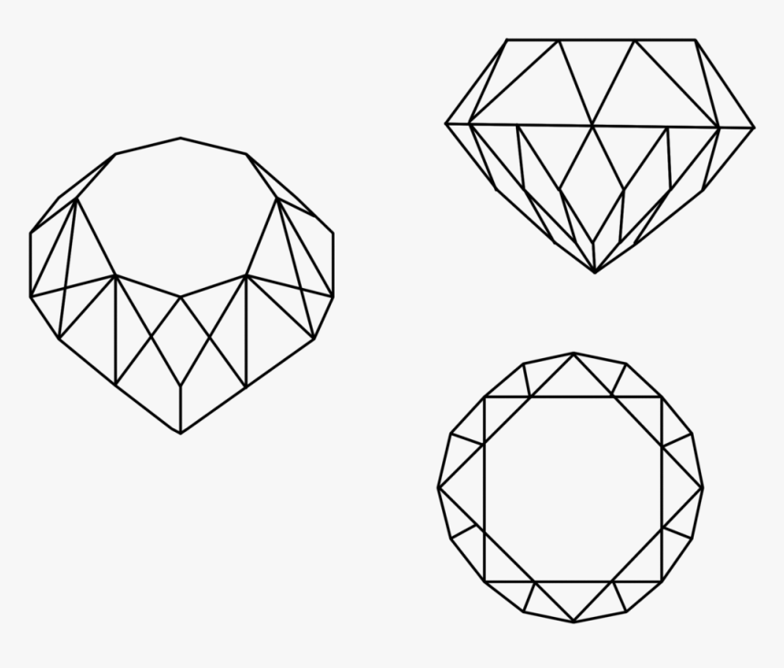 Vector Crystal Outline, HD Png Download, Free Download