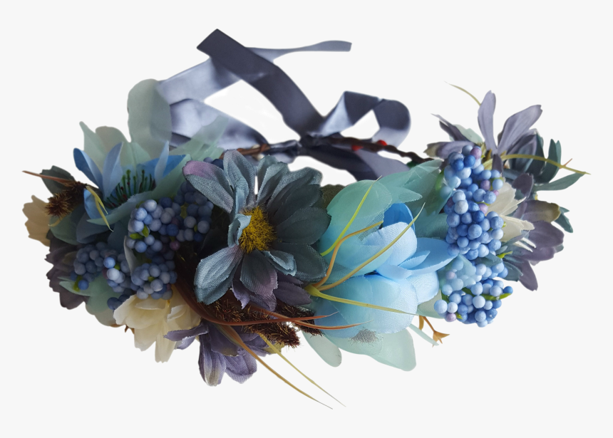 Blue Flower Crown Png, Transparent Png, Free Download