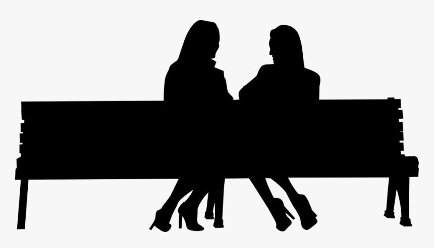 Friends, Relax, Bench, Break, Business, Female, Girls, HD Png Download, Free Download