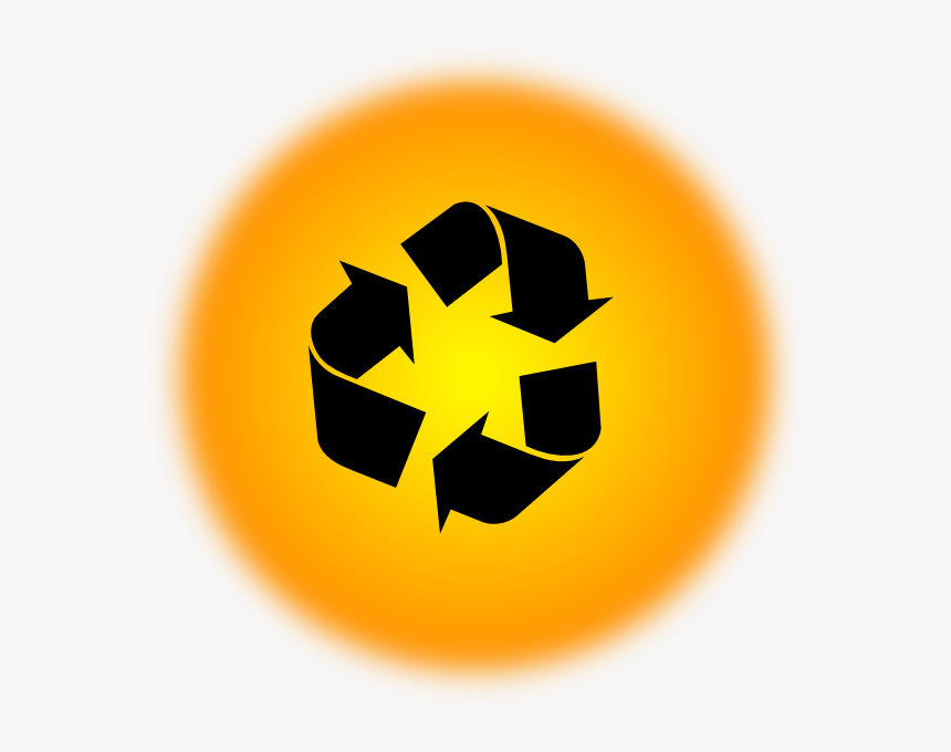 Orange Recycle Icon Svg Clip Arts, HD Png Download, Free Download