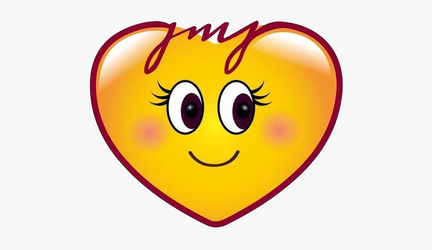 Emoji Heart Smiley Sticker, HD Png Download, Free Download