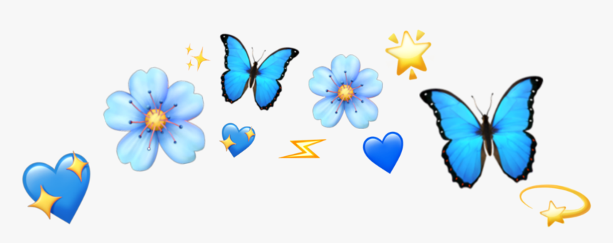 Blue Flower Crown Png, Transparent Png, Free Download