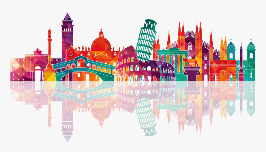 Italy Skyline Royalty-free Drawing, HD Png Download, Free Download