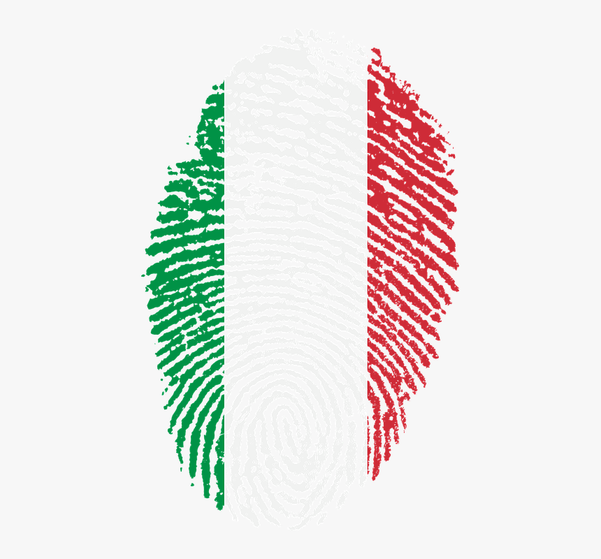 Italy, Flag, Fingerprint, Country, Pride, Identity, HD Png Download, Free Download