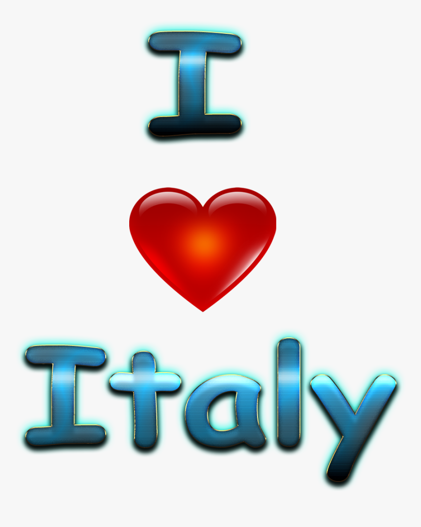 I Love Italy Png, Transparent Png, Free Download