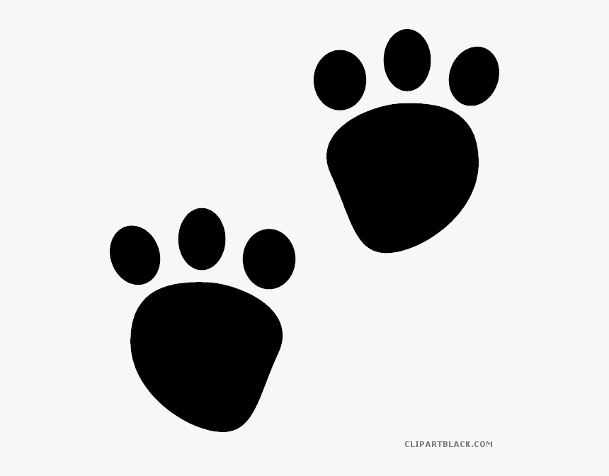 Paw Print Bear Page Of Clipartblack Com Pawprint Clipart, HD Png Download, Free Download
