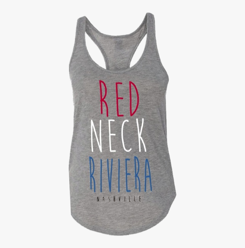 Redneck Riviera Ladies Heather Grey Tank Top"
 Title="redneck, HD Png Download, Free Download