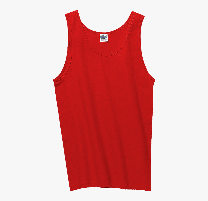 Gildan Red Tank Top Clipart , Png Download, Transparent Png, Free Download