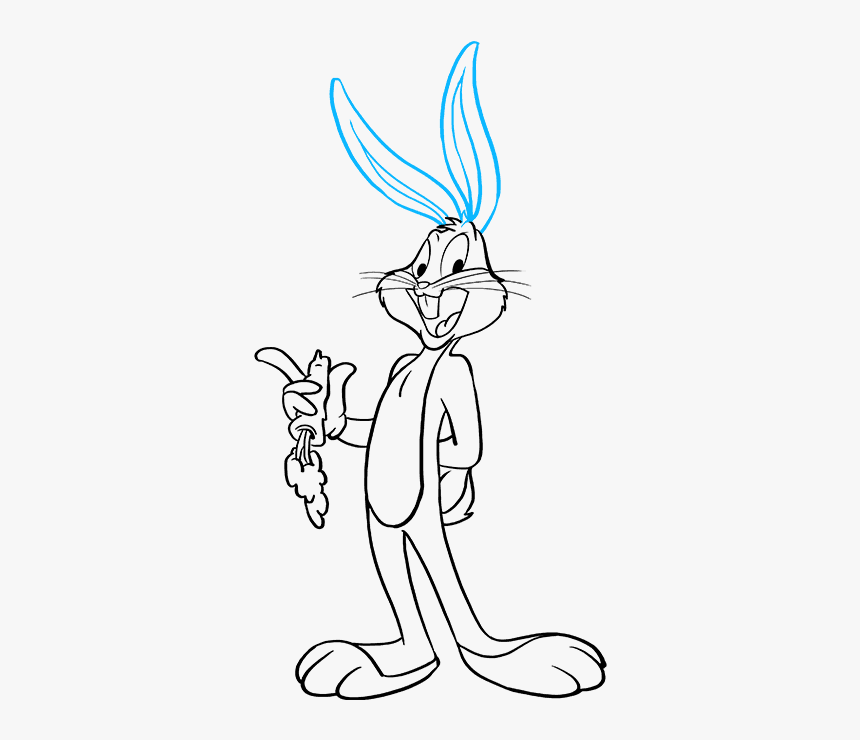 How To Draw Bugs Bunny, HD Png Download, Free Download