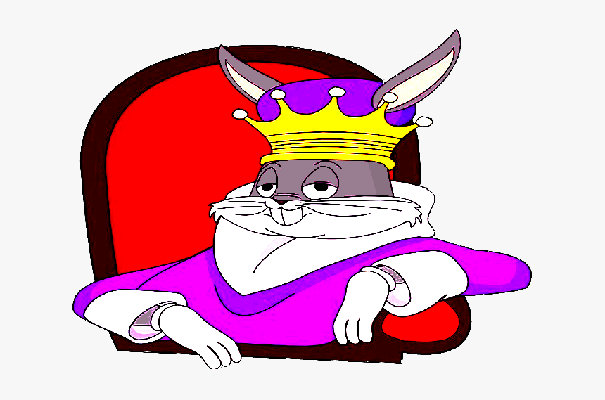 Sticker Other Bugs Bunny King Roi, HD Png Download, Free Download