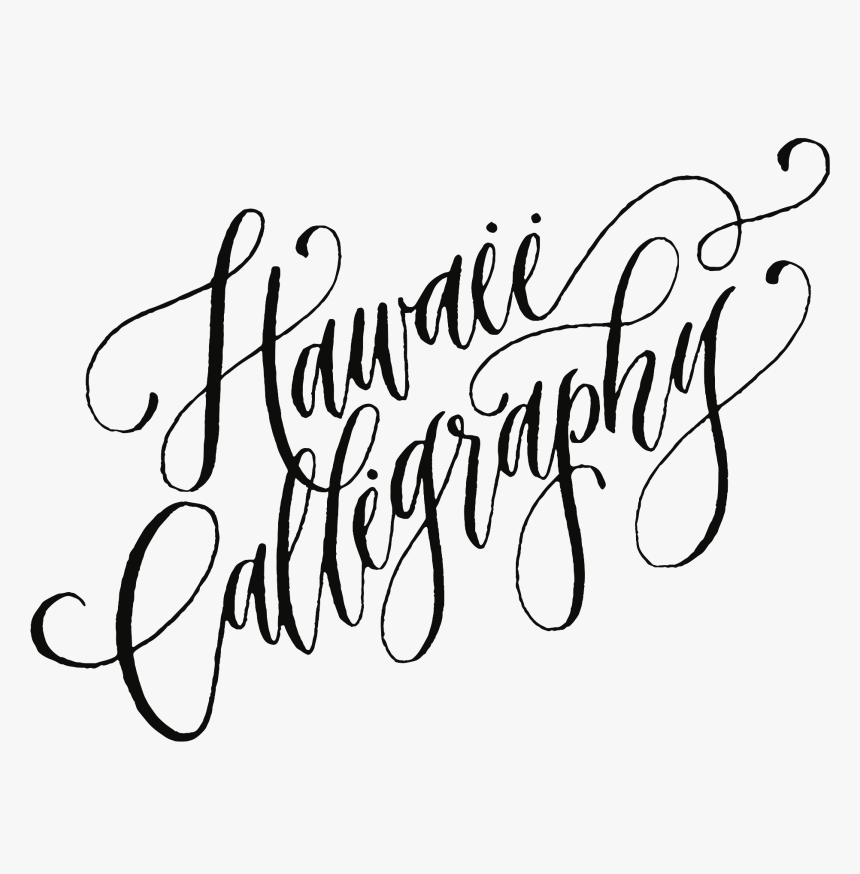 - Write Hawaii In Cursive, HD Png Download, Free Download