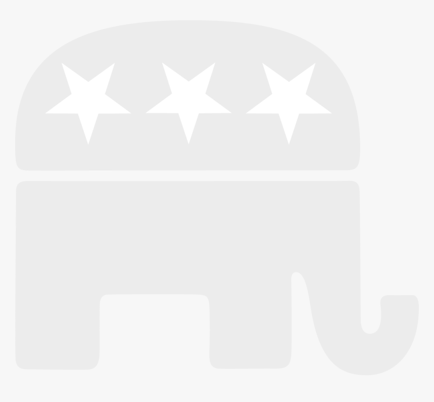 Republican Elephant Light Grey, HD Png Download, Free Download