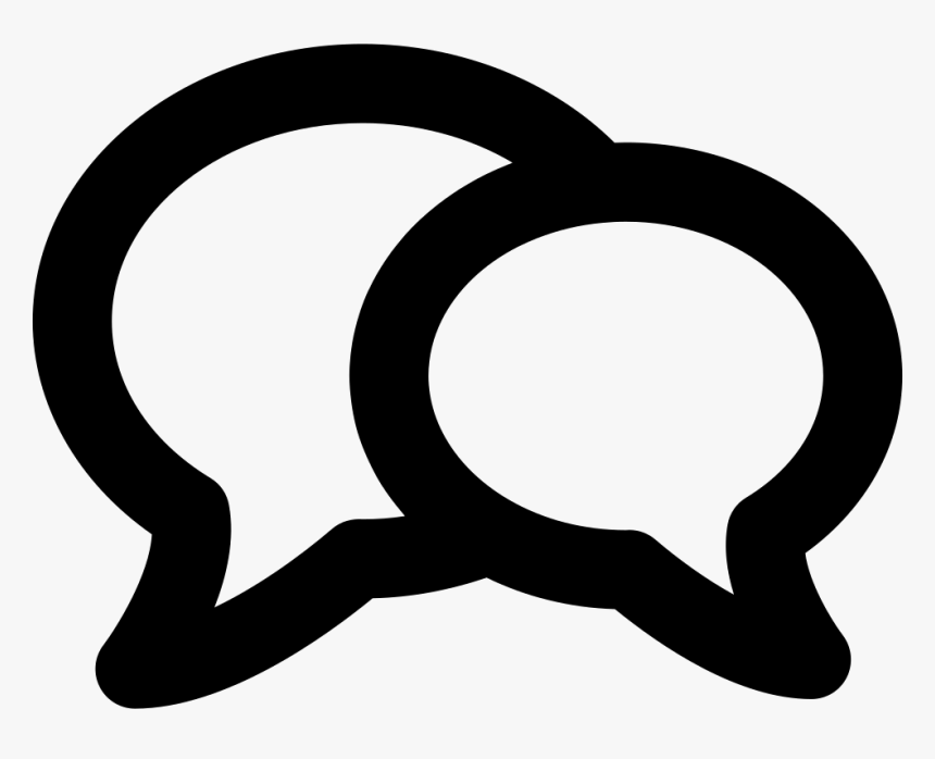 Two Speech Bubbles, HD Png Download, Free Download