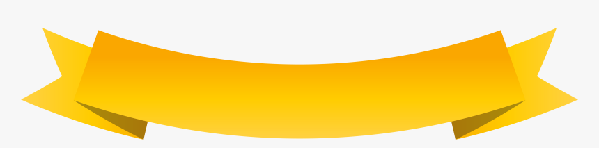 Banner Yellow Ribbon Clip Art, HD Png Download - kindpng