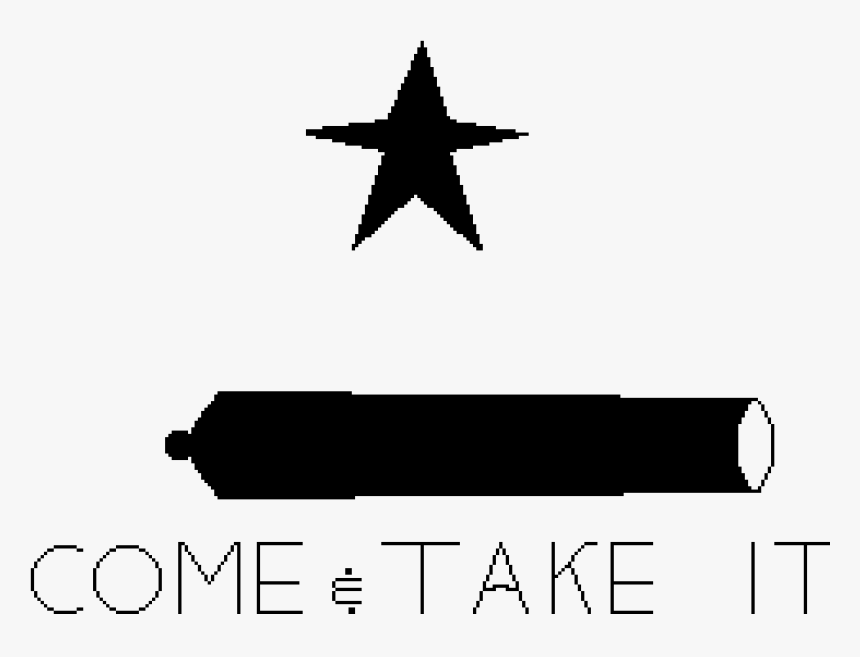 The Texas Come And Take It Flag, HD Png Download, Free Download