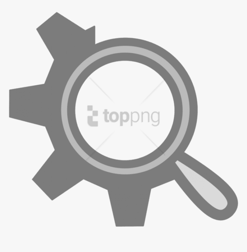 Free Png Computer Iconsmagnifying Glass Gear, Transparent Png, Free Download