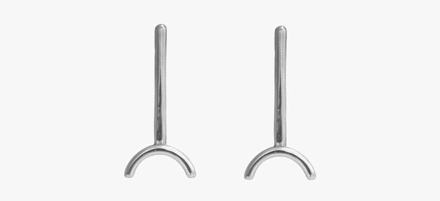 Silver Sati Studs, HD Png Download, Free Download