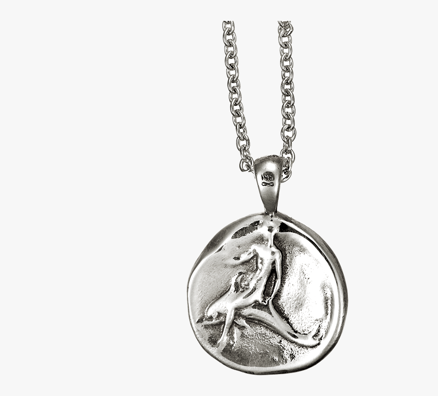 Dolphin Coin Pendant Sterling Silver, HD Png Download, Free Download