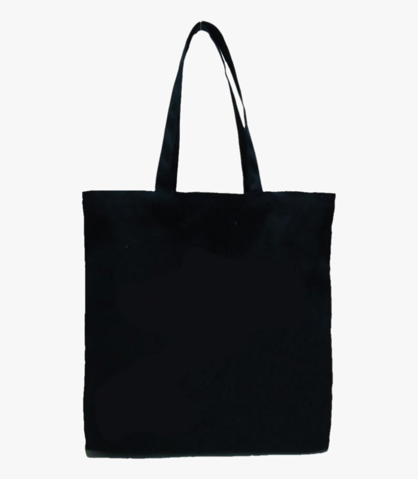 Black Cotton Tote Plain Canvas Tote Bag Png, Transparent Png - kindpng