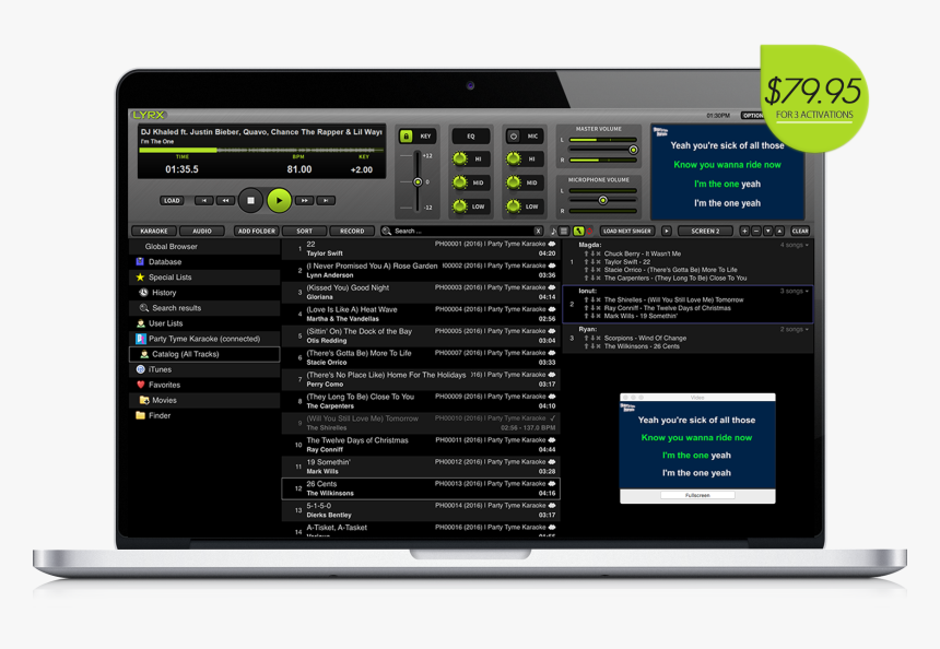 Lyrx Karaoke Software For Mac And Windows, HD Png Download, Free Download