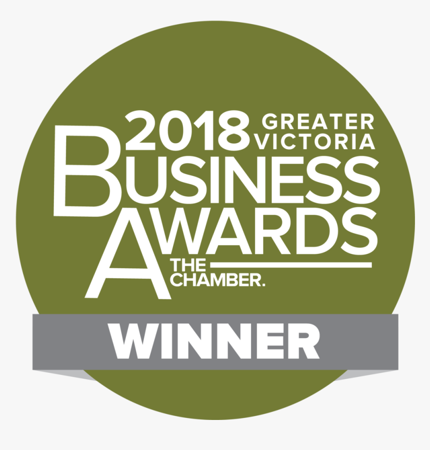 2018businessawards Logo White Green Circle Winner, HD Png Download, Free Download