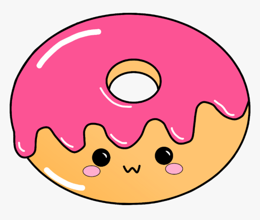 Donut Png Kawaii, Transparent Png, Free Download