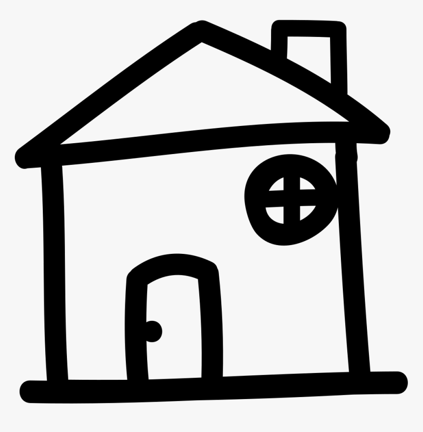 House Hand Drawn Outline, HD Png Download, Free Download