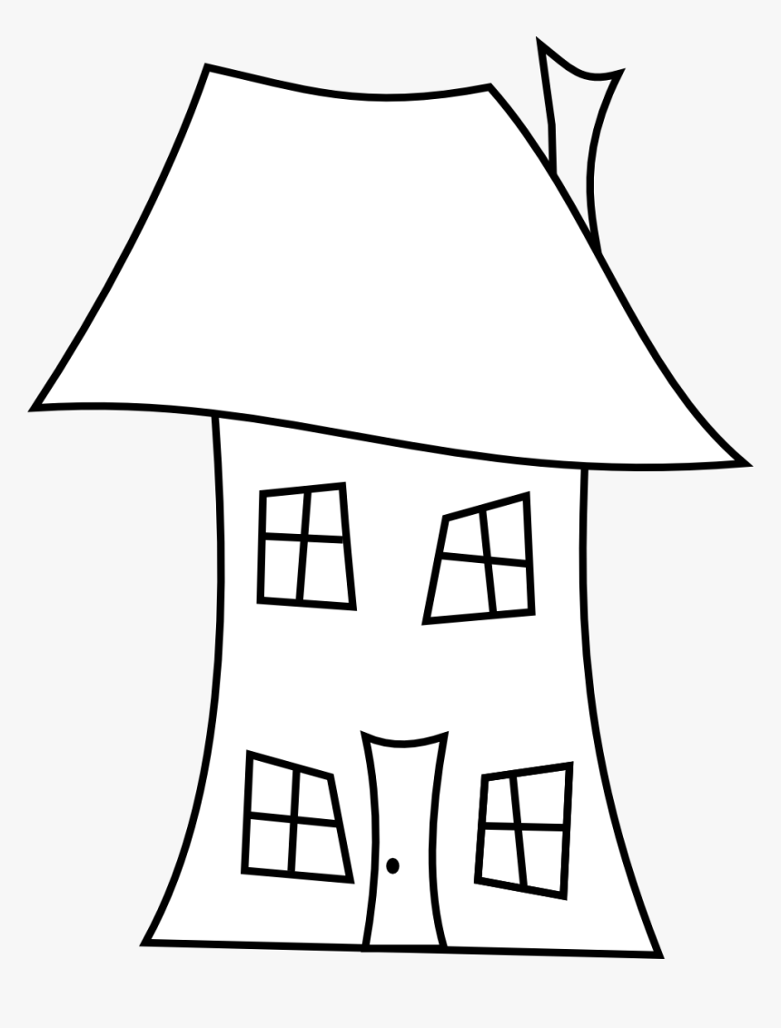 Collection Of Free Cottage Drawing Outline Download, HD Png Download, Free Download