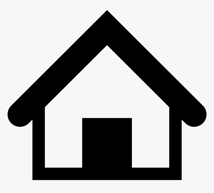 Home Transparent Outline, HD Png Download, Free Download