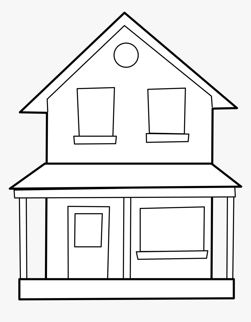 House Outline Png, Transparent Png, Free Download