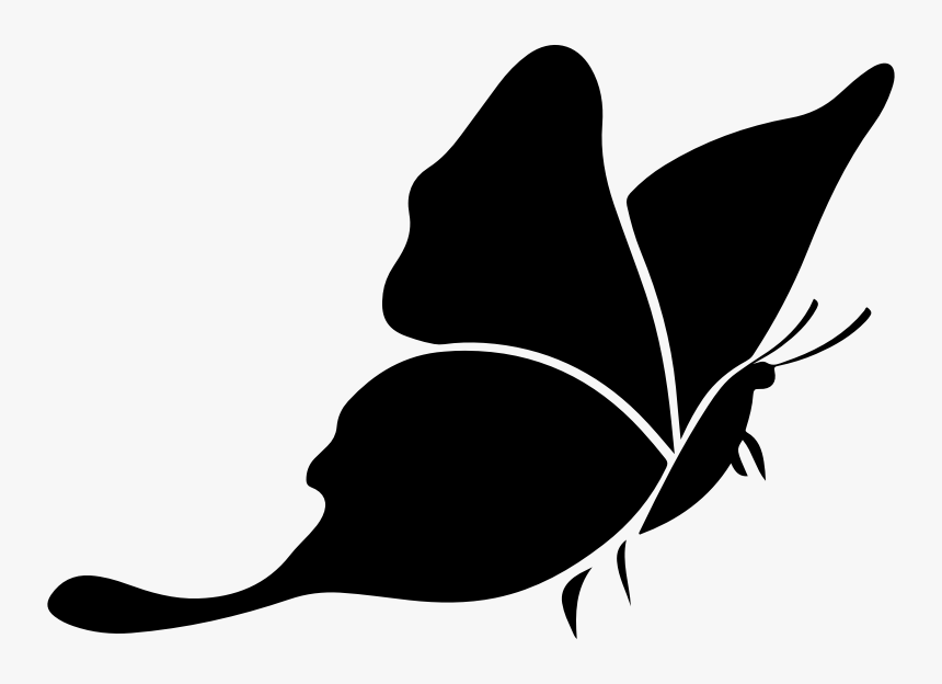 Butterfly Silhouette, HD Png Download, Free Download