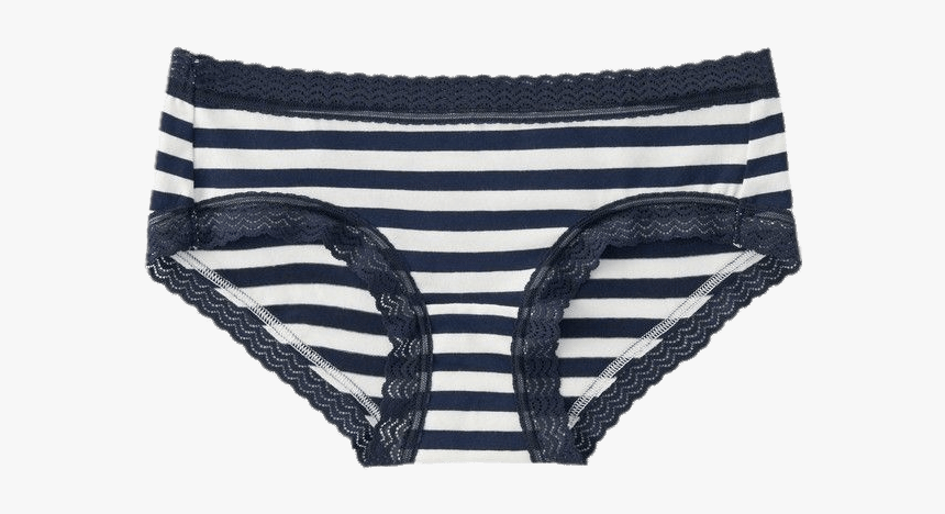 Blue And White Striped Panties, HD Png Download, Free Download