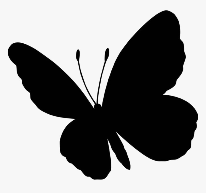 #butterfly #silhouette #freetoedit, HD Png Download - kindpng