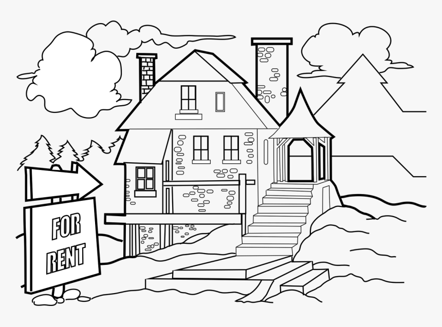 House Outline Png, Transparent Png, Free Download