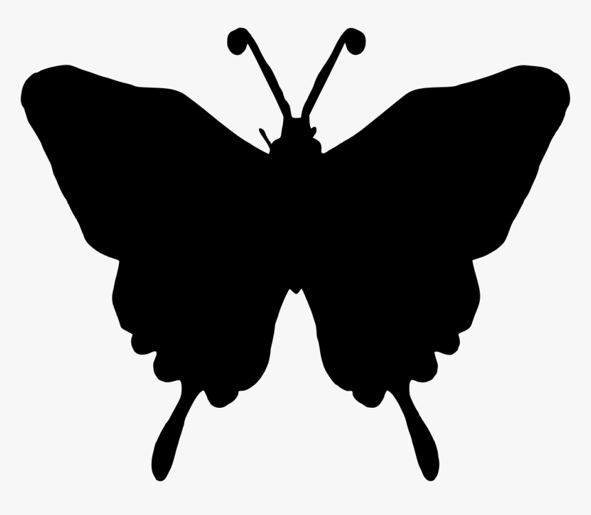 Butterfly Silhouette Png, Transparent Png, Free Download