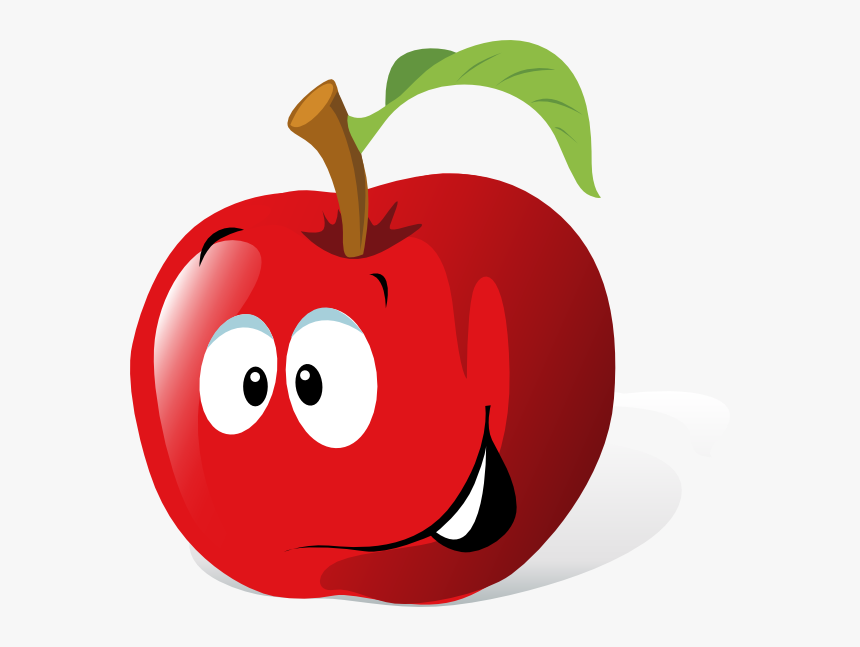 Cartoon Red Apple Svg Clip Arts, HD Png Download, Free Download