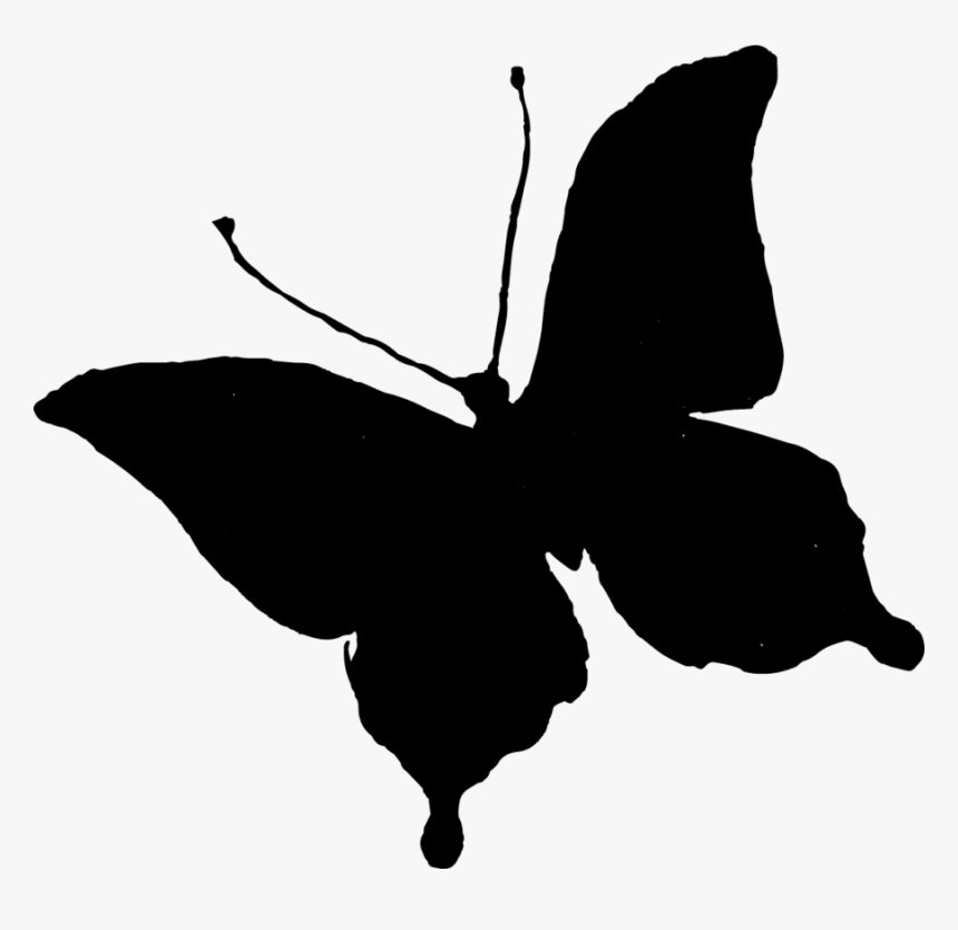 Clip Art Brush-footed Butterflies Silhouette Portable, HD Png Download, Free Download