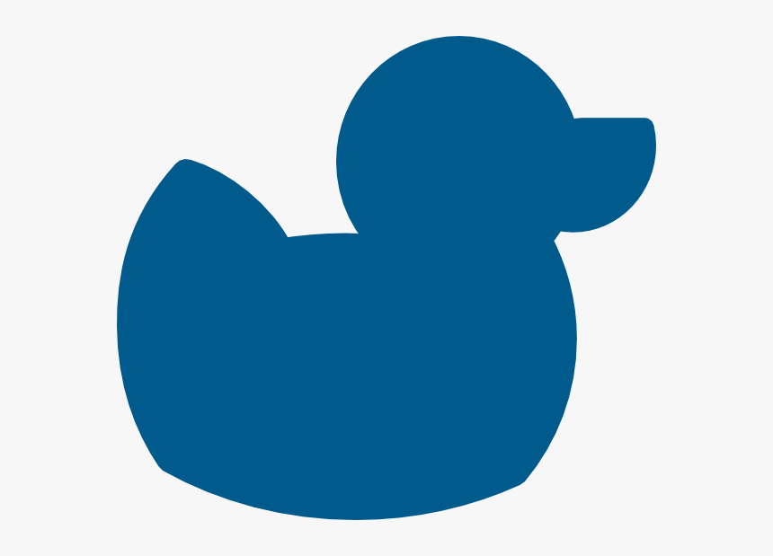 Rubber Duck Silhouette Clip Art, HD Png Download, Free Download